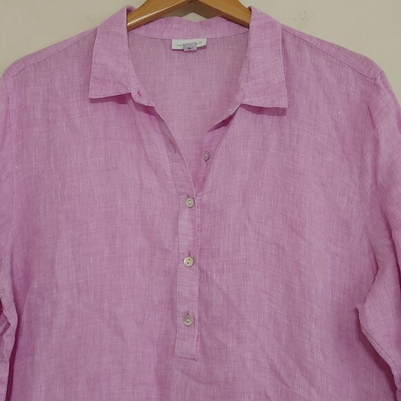 J Jill Love Linen Tunic Top - Picture 4 of 13